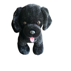 BUILD A BEAR WORKSHOP Black Dog PROMISE PETS 15" Black Labrador No Collar **READ